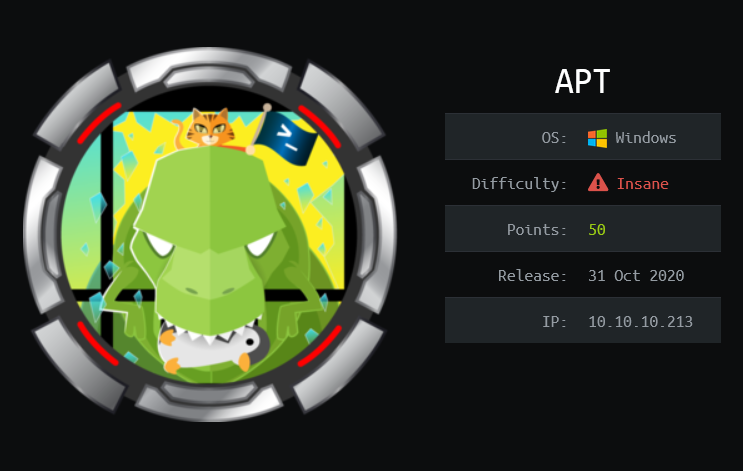 HackTheBox - APT