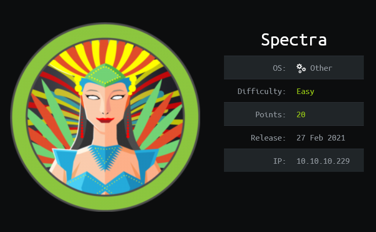 HackTheBox - Spectra