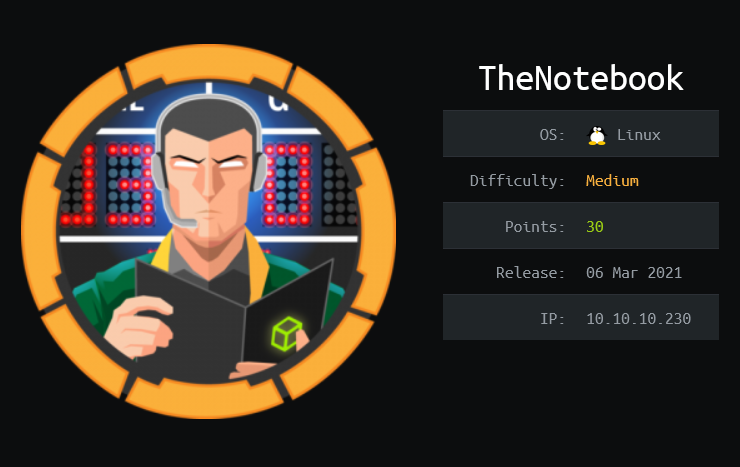 HackTheBox - Thenotebook