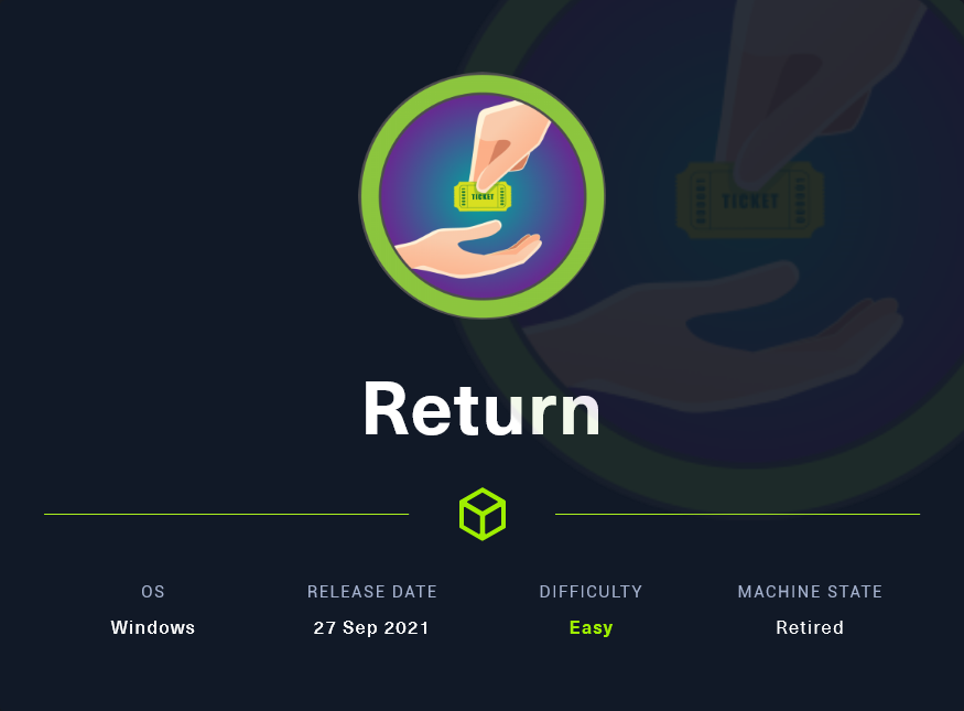 HackTheBox - Return